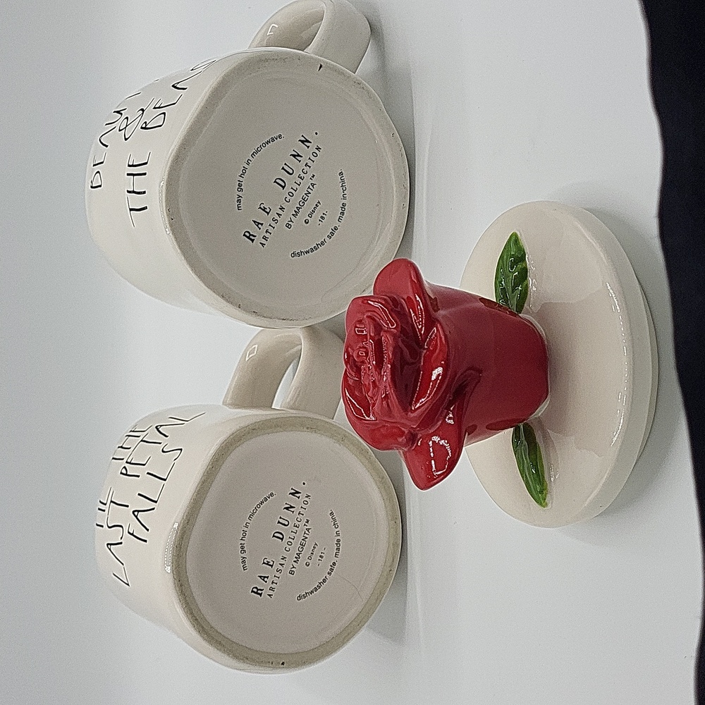 Rae Dunn Beauty and The Beast Mugs by Magenta - Picture 8 of 8